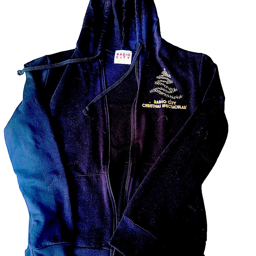 Jacket with hoodie small Radio City black
